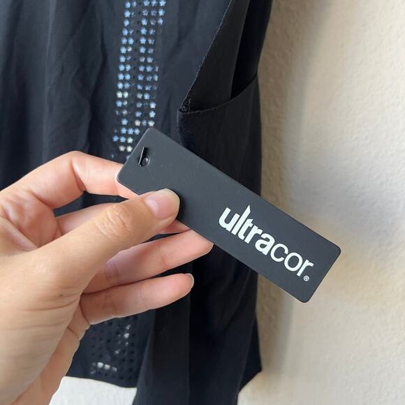 NWT NEW Ultracor Black Mini Star Stripe Tank Top Size XS - Picture 4 of 5